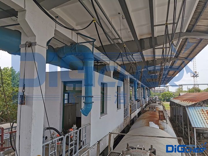 自動(dòng)化高壓水鐵路罐車(chē)洗罐站