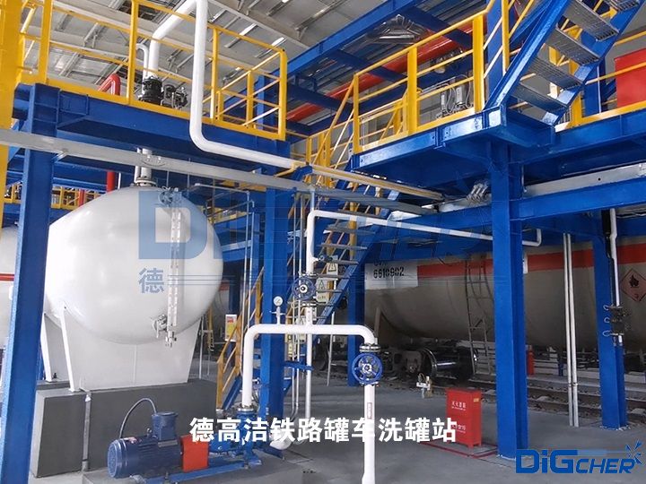 德高潔鐵路罐車(chē)洗罐站