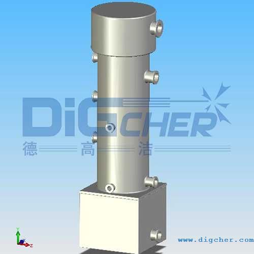 立式殼管式冷凝器