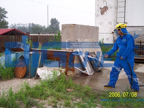 高壓清洗機清洗熱交換器