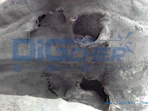 濾袋接觸高溫物體而熔化